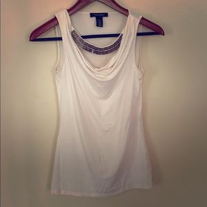 White House Black Market cream camisole